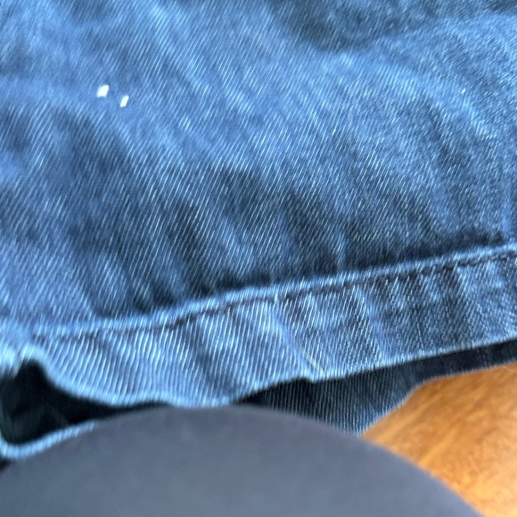 Two Pairs of Women's Shorts in Blue and Jean Shorts. Loft Size 8 - Picture 7 of 8